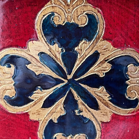 Italian Hand made hand painted Florence tray - Picture 2 of 7